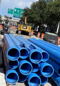 East Twiggs Street improvements include upgraded water, wastewater and storm water utilities
